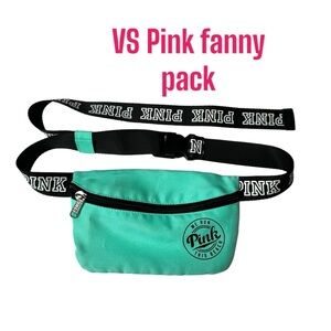 Pink Victoria’s Secret fanny pack waist bag beach hiking mint color
